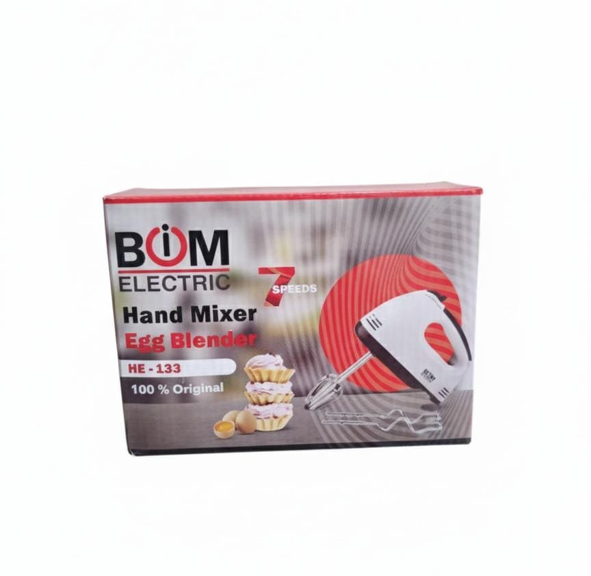 خلاط يدوي كهربائي ماركة BOM ELECTRIC، - الصورة 2