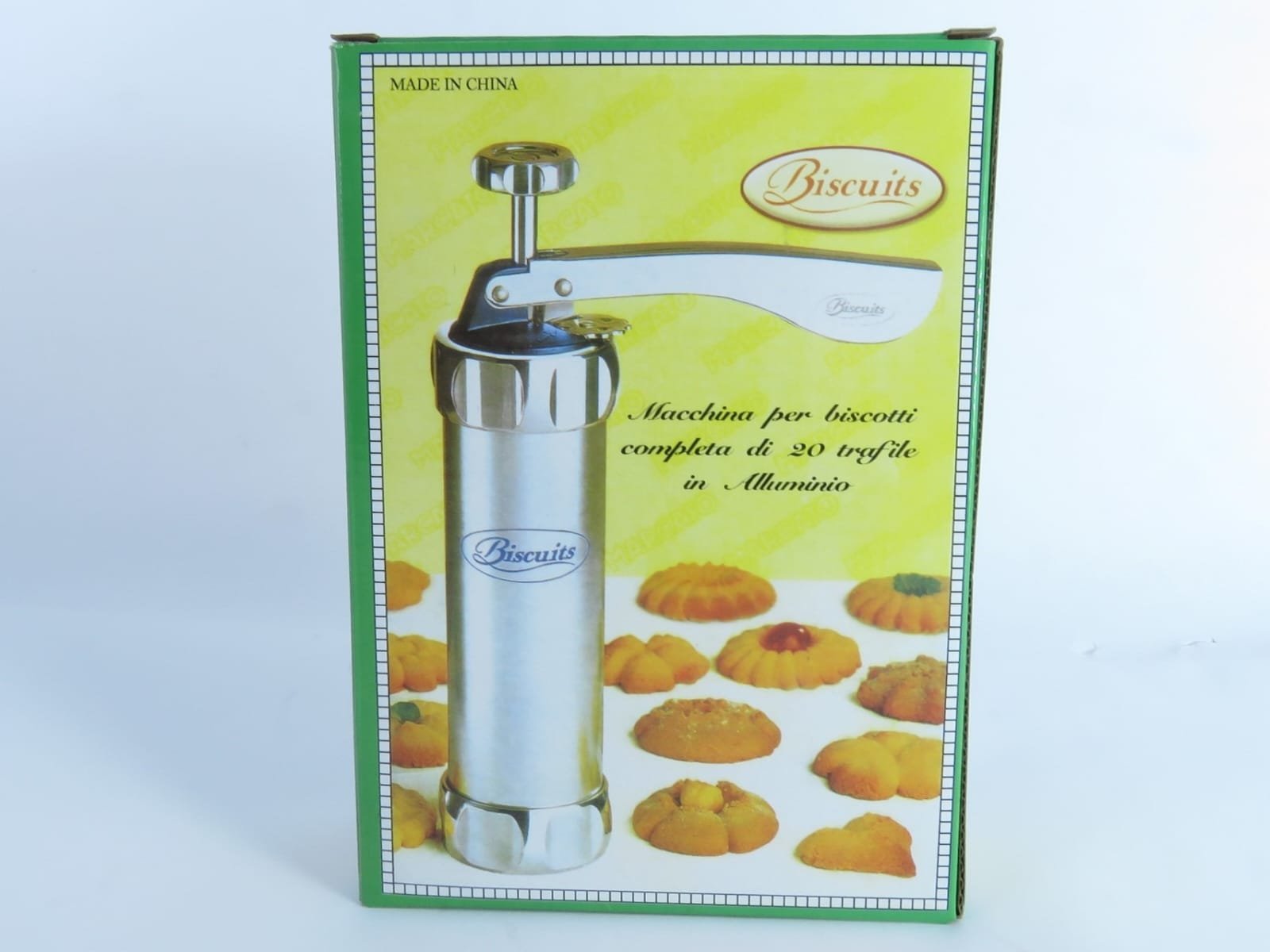 ماكينة صنع بسكويت يدوية مع 20 قالب - الصورة 3