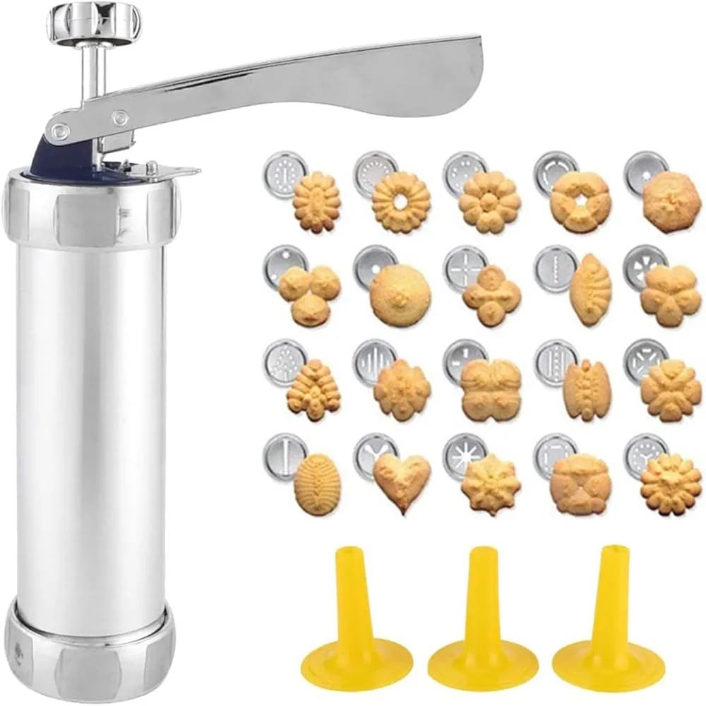 ماكينة صنع بسكويت يدوية مع 20 قالب - الصورة 4
