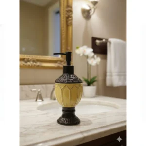 موزّع صابون سيراميكي قابلة لإعادة التعبئة