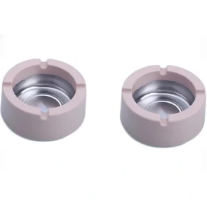 نفاضة سجائر غلاف بلاستيك وقلب ستانلس