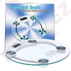 ميزان منزلي  يزن حتى  180 كغ يعمل على البطارية