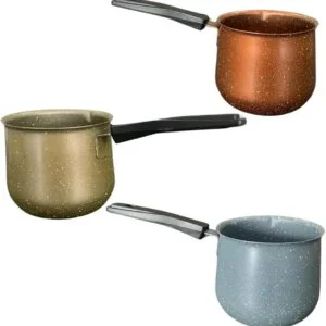 طقم ركاوي قهوة مكوّن من 3 قطع بألوان مختلفة