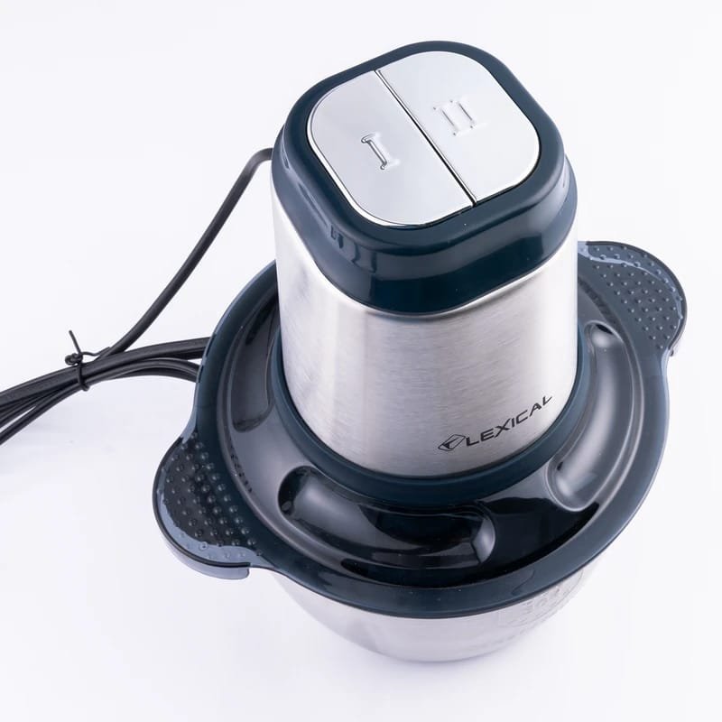 فرامة خضار ولحوم كهربائية وعاء ستانلس ستيل - الصورة 4