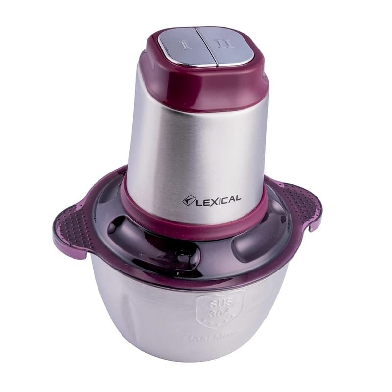 فرامة خضار ولحوم كهربائية وعاء ستانلس ستيل