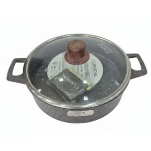 مقلاة LEXICAL قياس 28 سم بطلاء جرانيت فاخر مقاوم للالتصاق