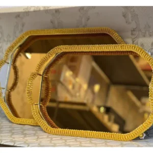 طقم صواني مجوز سطح بلور عاكس