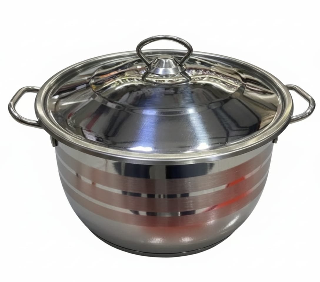 طنجرة ستانلس ستيل YONCA قياس 36سم - الصورة 3