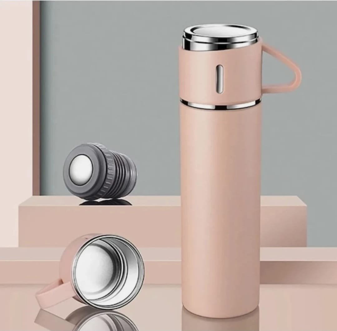 طقم مج فاخر يتكون من مطرة حرارية مع كوبين - الصورة 2