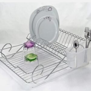 مشبكة صحون مع صينية متحركة لتصفية الماء