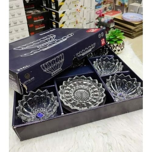 طقم ضيافة 12 قطعة 6 زبادي مع 6 تباسي - الصورة 5