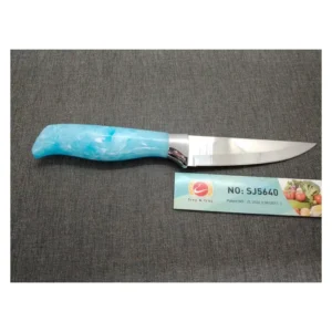 سكين لوكس رخامي حاد باللون الازرق