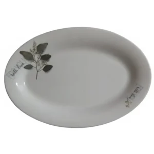 زورق بورسلان عدد 2 قطعة مقاس 26 سم